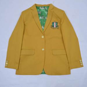 Blazer pour femme de qualité supérieure avec logo personnalisé, broderie 3D des lettres grecques Divine Nine, bouton solide, dernière collection Sorority Sigma Gamma Theta - Product Image 3