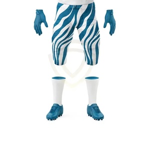 Conjunto de Uniforme de Fútbol Americano Talla Grande, Manga Corta, Transpirable, 100% Poliéster, Equipo Original de Alta Calidad - Product Image 4