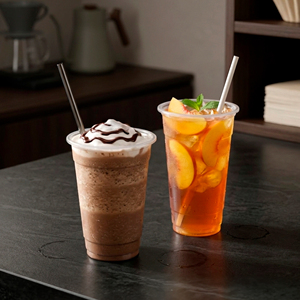 Wholesale QUANG QUAN Disposable Single Wall Clear PP Round <b>Cups</b> 95mm Diameter with Lid 12/16/22oz for Coffee Tea Juice - Product Image 2