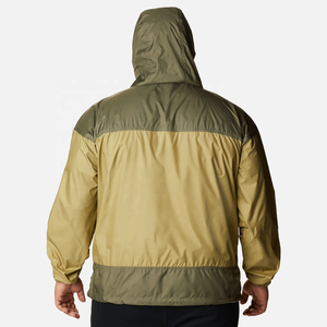 Lightweight Waterproof Men's Windbreaker Jacket Hooded Outdoor Casual Sportswear Windproof Two-Tone Slim Fit Running <b>Coat</b> - Product Image 2