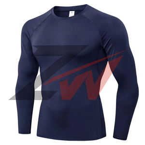 Custom Printed Men's Rash Guard <b>Long</b> <b>Sleeve</b> <b>Compression</b> <b>Shirts</b> Sublimated Sun Protection Design Your Own MMA Gear - Product Image 6