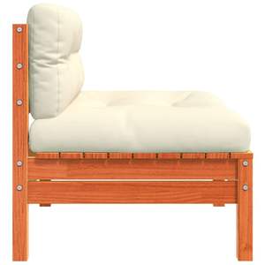 Canapé de jardin en crème brun cassé pour décoration extérieure - Product Image 6