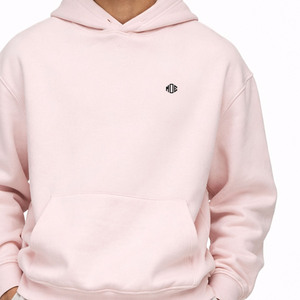 Sudadera con Capucha de Felpa de Algodón para Hombre, Oversize, Rosa Suave, Estilo Urbano, Logotipo Personalizado, MOQ Bajo, Alta Calidad, OEM - Product Image 3