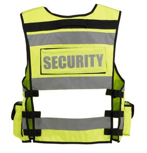 Security Latest Design Logo Custom <b>Color</b> Security High Visibility Reflective Vest Front Zipper Safety Vests HiViz Tactical Vest - Product Image 6