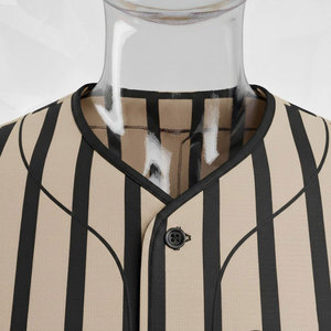 เสื้อเบสบอลคุณภาพสูงแบบติดกระดุม เสื้อซอฟต์บอลแบบใหม่ ชุดยูนิฟอร์มสำหรับผู้ใหญ่ เสื้อทีมลายพิมพ์ซับลิเมชั่น - Product Image 6