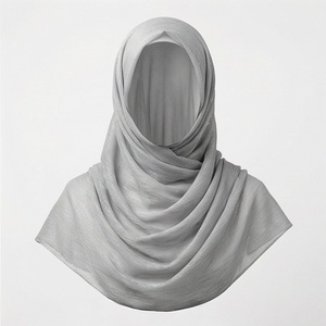 Hiyab de Chifón de Color Sólido para Mujer, Transpirable, para Uso Diario, Pañuelo Étnico de Oriente Medio - Product Image 1