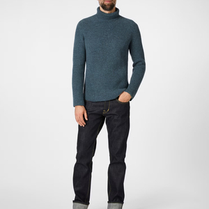 T-shirts à manches longues pour hommes, 330 grammes, col étroit, manches longues, pur coton, taille oversize - Product Image 6