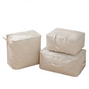 Bolsa de Almacenamiento Resistente de Color Beige para Ropa y Ropa de Cama en Varios Tamaños - Product Image 1