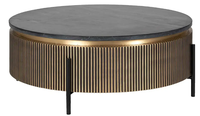 2024 Meilleure vente Table basse ronde design Style moderne qualité métal meubles de salon prix de gros