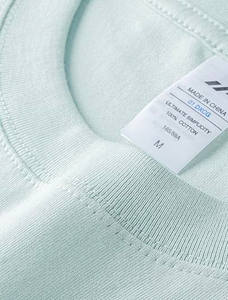 เสื้อยืดผู้ชายสีขาว ผ้าฝ้าย แขนสั้น คอกลม ทรงปกติ สวมใส่สบาย สีพื้น ผ้าเจอร์ซีย์ถัก ดีไซน์เรียบง่าย - Product Image 2