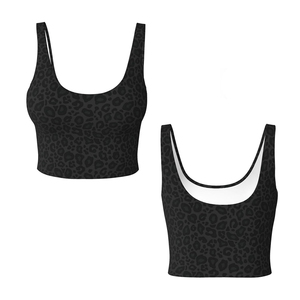 Sujetador Deportivo BIN FATEH para Mujer, Transpirable, Tejido, para Gimnasio, Yoga, con Copas, Impresión por Sublimación, Cuello en U, Absorbe la Humedad, para Correr y Trotar - Product Image 1
