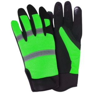 Gants à doigts entiers en polyester antidérapants pour l'extérieur unisexe toutes saisons blanc noir - Product Image 3