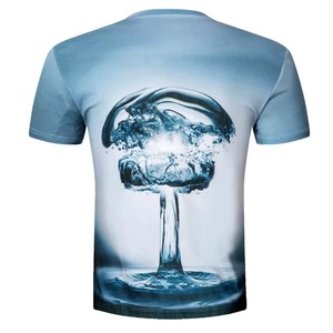 T-shirt unisexe coupe classique 2026, sublimation, décontracté, été, vente en gros, polyester/coton, impression personnalisée, séchage rapide, respirant - Product Image 2