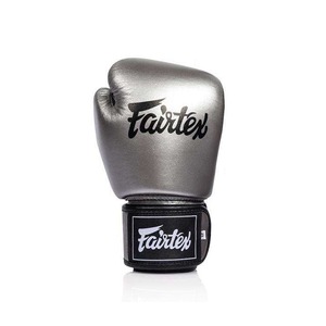 New Latest Model Fairtex <b>Silver</b> Metallic Boxing <b>Gloves</b> Muay Thai Genuine Leather <b>Gloves</b> Custom Logo Professional Sparring <b>Gloves</b> - Product Image 3