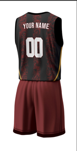 Uniforme de Baloncesto Personalizado, 100% Poliéster Sublimado, Jersey Premium Personalizado sin Mangas, Cuello en V, Corte Regular - Product Image 3