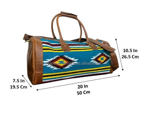2025 Travel Accessories Outdoor Travel <b>Bags</b> Custom <b>Saddle</b> Blanket Sports Gym <b>Bag</b> for <b>Women</b> Genuine Leather Duffel Overnight <b>Bags</b> - Product Image 3