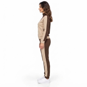 Premium <b>Women</b> Zipper Tracksuit Matching Zip <b>Jacket</b> And Pants Set Soft Polyester Fabric Lightweight Construction Comfortable Fit - Product Image 4
