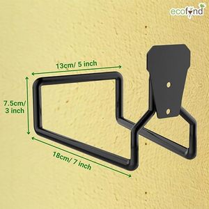 Support mural robuste pour tuyau d'arrosage, support portable pour tuyau d'irrigation, crochet en métal pour tuyau de jardin - Product Image 2