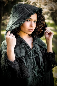 Capa con Capucha de Algodón, Estilo Medieval Élfico, Ropa Renacentista, Disfraz de Cosplay, para Festivales de Fantasía, para Hombres y Mujeres - Product Image 2