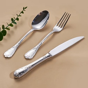 Indian Supplies Stainless Steel Mirror Finished Metal Cutlery <b>Fork</b> for Hotels Restaurants Long Handle Eco Friendly - Product Image 1