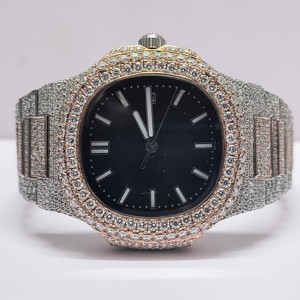 Reloj de Diamantes para Hombre Más Vendido, Automático, Mecánico, de Acero Inoxidable, de Lujo, Regalo para Él, Disponible para la Venta - Product Image 4