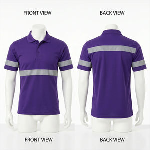 Polo à séchage rapide, logo personnalisé, vêtements de travail pour hommes, t-shirt de travail à manches longues, t-shirt de sécurité réfléchissant - Product Image 5