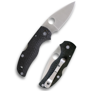 Cuchillos Plegables Negros para Exteriores con Hoja Afilada de Acero Inoxidable, Mango con Agarre Texturizado, Estructura Plegable Compacta y Metal Resistente - Product Image 1