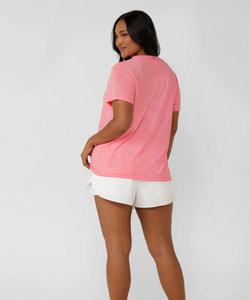 Camiseta estampada de manga corta para mujer, cuello redondo, informal, a la moda, para uso diario - Product Image 2