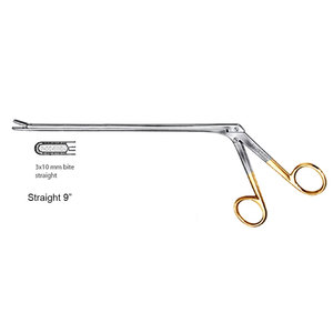 JACKBILLY Schlesinger Rongeur à disques intervertébraux en acier inoxydable de 9 pouces, 3x10mm, instrument chirurgical à mâchoires dentées - Product Image 1