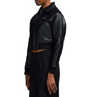 Vestes d'hiver matelassées en cuir véritable Avirex sur mesure pour hommes grandes tailles, logo frontal, imperméables, respirantes, réversibles, épaisses