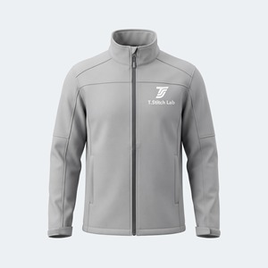 Chaqueta Softshell Impermeable para Hombre, Ropa de Invierno, Transpirable, Ligera, de Secado Rápido, con Logotipo Personalizado, Colores Sólidos, Precio al por Mayor - Product Image 1