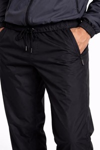 Conjunto Deportivo Unisex con Capucha, Color Negro, Ecológico, Ligero, con Cierre Completo, Diseño Color Block, para Otoño, Corte Regular, Color Sólido - Product Image 4