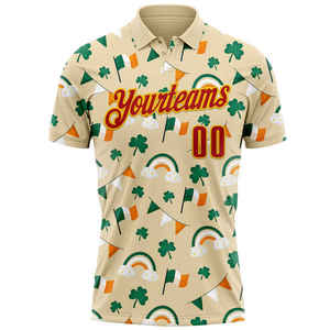 Polo de Secado Rápido para Hombre con Cierre, Camiseta Deportiva de Golf de Manga Corta, Camiseta con Estampado por Sublimación, Logotipo Frontal, Diseño Personalizado - Product Image 1