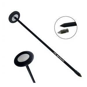 Martillo de Reflejos Neurológicos Negro de 14 Pulgadas con Mango de Plástico, Herramienta de Percusión para Diagnóstico, Examen Médico de Reflejos Tendinosos - Product Image 1