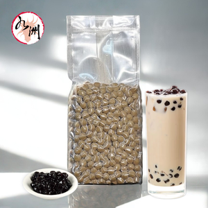 1 kg Perles de Tapioca Noires de Fournisseur Taïwanais, Ingrédients pour Bubble Tea, Garniture pour Boba Tea - Product Image 1