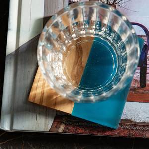 Indian Supplier Handcrafted Resin Wood Durable Modern <b>Drink</b> <b>Coasters</b> Customized Color/Logo for Welcome Gifts - Product Image 6