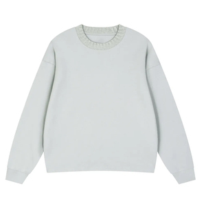 Sudadera Personalizada Unisex con Lavado Ácido, 100% Algodón, Cuello Redondo, Talla Grande, Primavera, OEM, ODM, Venta al Por Mayor - Product Image 1