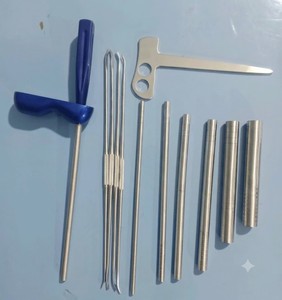 Juego de Instrumentos para Cirugía de Columna Vertebral UBE, 13 Piezas, Herramientas Quirúrgicas Ortopédicas de Acero Inoxidable, Manuales, Clase I, Reutilizables, Certificación CE - Product Image 1