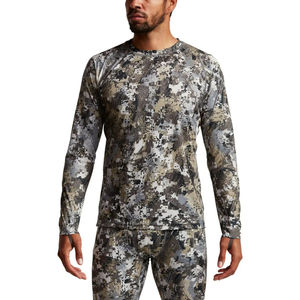 Chemises de chasse respirantes camouflage pour hommes, chemises de chasse d'été, 100% polyester, chemise en microfibre camouflage personnalisée à manches longues - Product Image 6