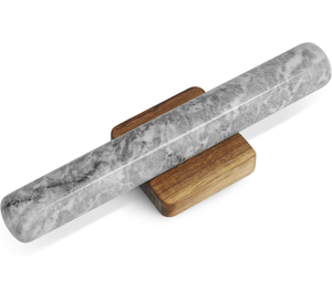 Wood And Marble <b>Rolling</b> <b>Pin</b> Dough Cookie Bakery Natural Stone Marble <b>Rolling</b> <b>Pin</b> for Baking At Best Price - Product Image 5