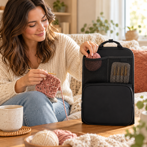 Organizador de Bolsos de Ganchillo y Tejido Urbano GillyGro FlexPack con 12 Bolsillos para Minoristas de Manualidades al por Mayor - Product Image 2