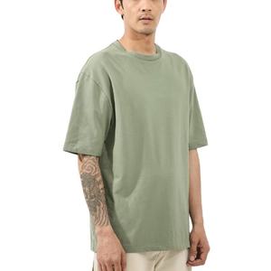 เสื้อยืดโอเวอร์ไซส์สำหรับผู้ชายผ้าสแปนเด็กซ์/ ผ้าฝ้ายระบายอากาศได้ดี OEM - Product Image 6