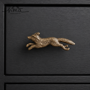 Poignée de meuble décorative en alliage de zinc brossé en forme de T, finition dorée artisanale, pour tiroir ou armoire à oiseaux traditionnelle - Product Image 5