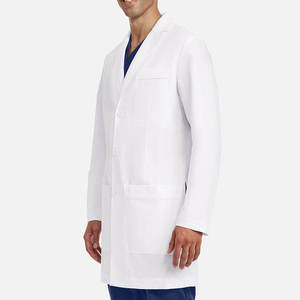 Bata de Laboratorio con Botones, Bata de Laboratorio Profesional para Médicos - Product Image 2