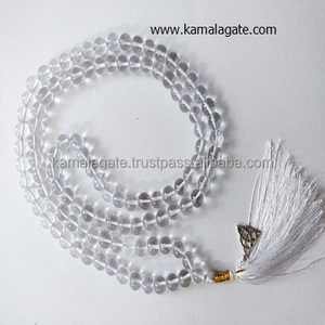 Jap Mala en Améthyste Naturelle 8mm, Perles de Cristal de Quartz, Pierre Précieuse, Fait Main, Thérapeutique, Technique Sculptée, Porte-bonheur, Fête Religieuse - Product Image 2