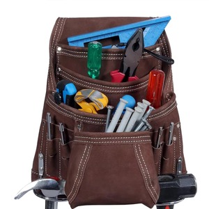 Reasonable Price Custom Made Best Quality Men <b>Leather</b> <b>Tool</b> Bag / Custom OEM Service Latest Design <b>Leather</b> <b>Tool</b> Bag - Product Image 3