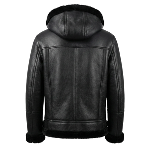 Genuine Leather <b>Shearling</b> Aviator Coat <b>Men</b> Premium Fur Winter <b>Jacket</b> Stylish Warm Classic Durable Outerwear Fashion - Product Image 6