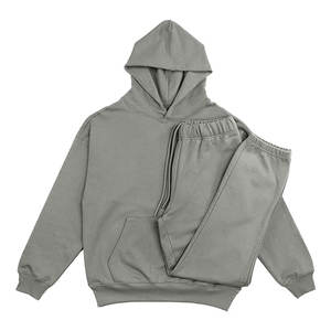 Conjunto Deportivo de 2 Piezas para Hombre y Mujer, Sudadera con Capucha y Pantalones Jogger, 100% Algodón Francés de Primera Calidad - Product Image 1