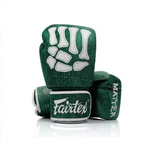 ถุงมือชกมวย Fairtex แบบสั่งทำพิเศษ คุณภาพสูง น้ำหนักเบา สำหรับฝึกซ้อมและแข่งขัน ปิดด้วยแถบตีนตุ๊กแก ถุงมือซานด้า - Product Image 4