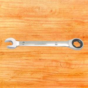 Clé à cliquet combinée métrique OEM 100T DIY à double extrémité avec fonction antidérapante et fonction de raffermissement à 80 % - Product Image 1